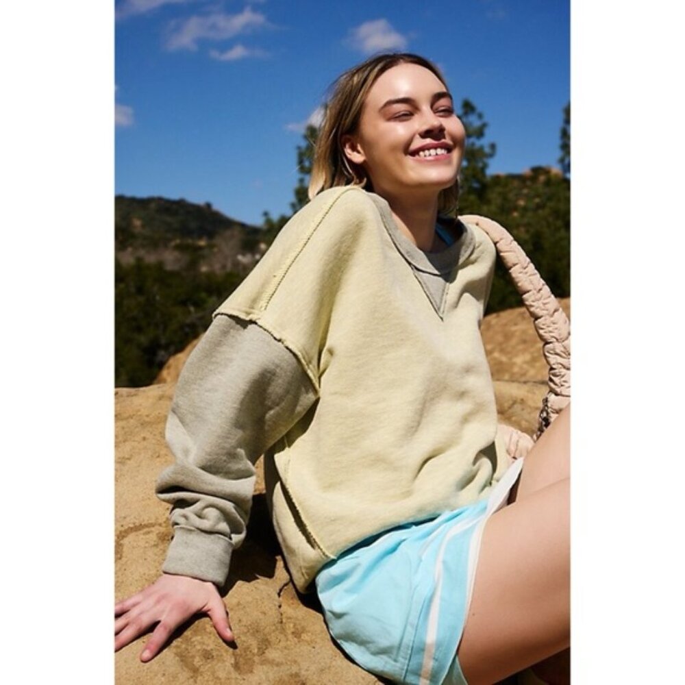 NEW FREE PEOPLE START UP PULLOVER, MEDIUM